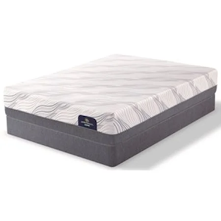 Queen Hybrid Plush Mattress and 5" StabL-Base® Low Profile Foundation